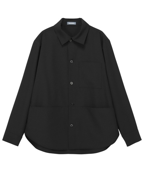 Plantation（プランテーション）の「PEバックヘリンボン / シャツ / (O)（シャツ/ブラウス・レディース・オフホワイト/イエロー/ブラック・M size/X-LARGE）」の2枚目の写真