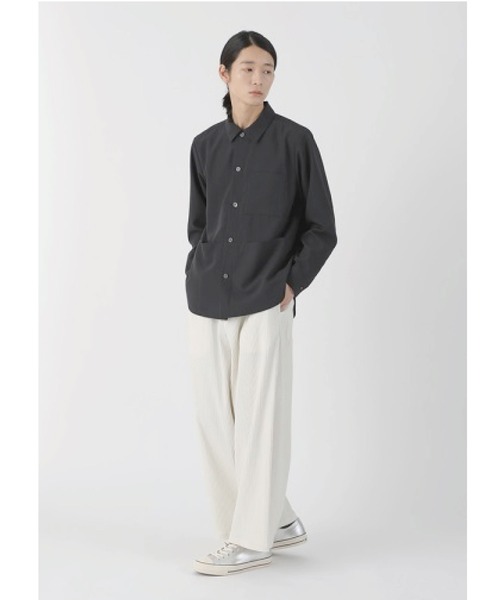 Plantation(プランテーション)の「PEバックヘリンボン / シャツ / (O)(シャツ/ブラウス・レディース・オフホワイト/イエロー/ブラック・M size/X-LARGE)」の17枚目の写真