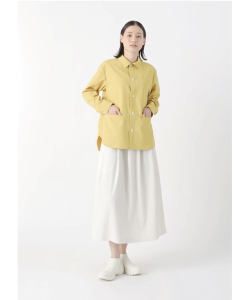 Plantation(プランテーション)の「PEバックヘリンボン / シャツ / (O)(シャツ/ブラウス・レディース・オフホワイト/イエロー/ブラック・M size/X-LARGE)」の10枚目の写真