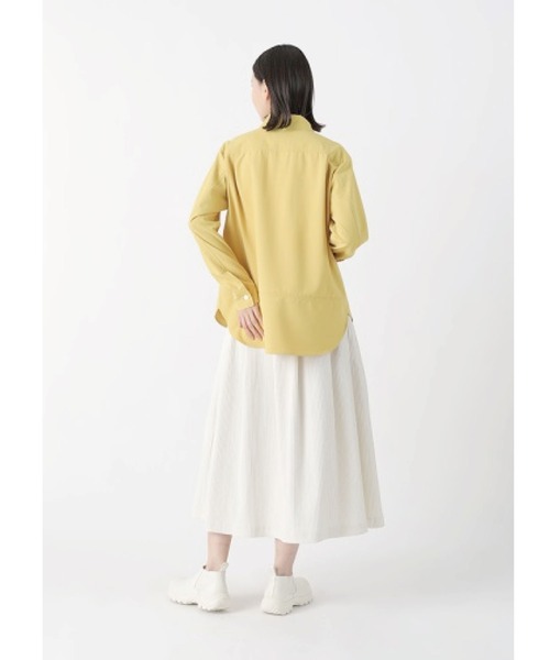 Plantation(プランテーション)の「PEバックヘリンボン / シャツ / (O)(シャツ/ブラウス・レディース・オフホワイト/イエロー/ブラック・M size/X-LARGE)」の12枚目の写真