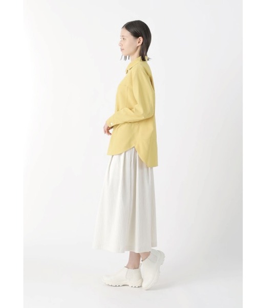 Plantation(プランテーション)の「PEバックヘリンボン / シャツ / (O)(シャツ/ブラウス・レディース・オフホワイト/イエロー/ブラック・M size/X-LARGE)」の11枚目の写真