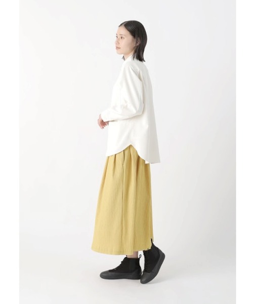 Plantation(プランテーション)の「PEバックヘリンボン / シャツ / (O)(シャツ/ブラウス・レディース・オフホワイト/イエロー/ブラック・M size/X-LARGE)」の8枚目の写真