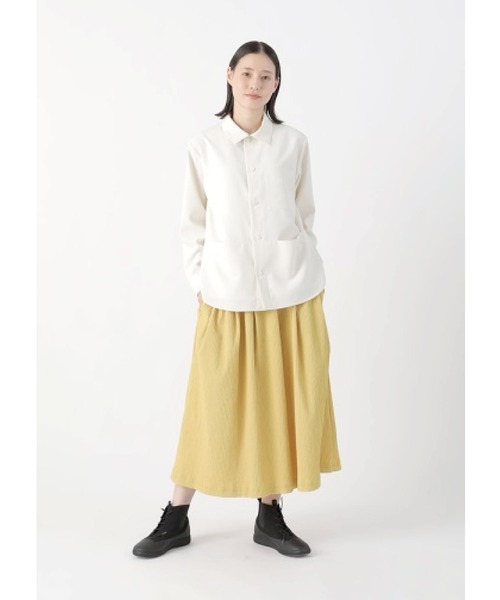 Plantation(プランテーション)の「PEバックヘリンボン / シャツ / (O)(シャツ/ブラウス・レディース・オフホワイト/イエロー/ブラック・M size/X-LARGE)」の7枚目の写真