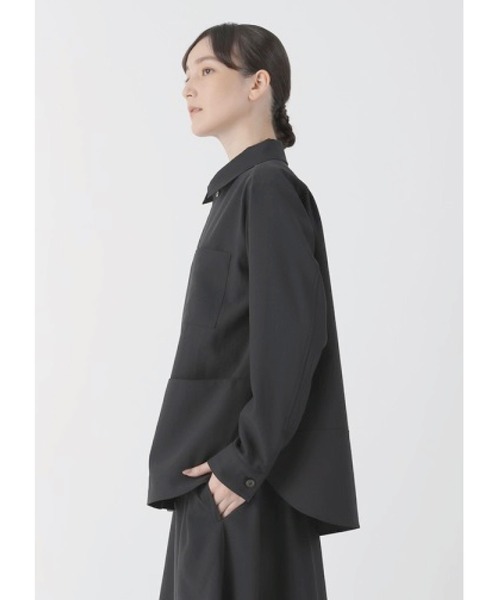 Plantation(プランテーション)の「PEバックヘリンボン / シャツ / (O)(シャツ/ブラウス・レディース・オフホワイト/イエロー/ブラック・M size/X-LARGE)」の14枚目の写真
