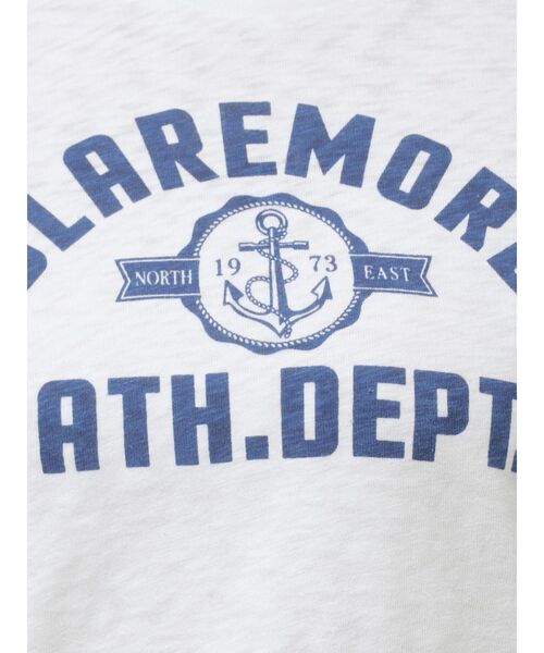 Ungrid（アングリッド）の「CLAREMOREコンパクトロゴTee（Tシャツ/カットソー・レディース・イエロー/ブルー/オフホワイト・FREE）」の9枚目の写真