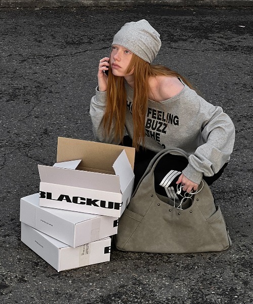 BLACKUP（ブラックアップ）の「[MADE] アルセンウォッシングレザーショルダーバッグ（ショルダーバッグ・レディース・ブラウン/グレー・FREE）」の9枚目の写真