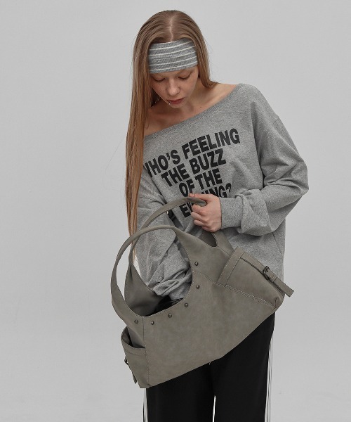 BLACKUP（ブラックアップ）の「[MADE] アルセンウォッシングレザーショルダーバッグ（ショルダーバッグ・レディース・ブラウン/グレー・FREE）」の14枚目の写真
