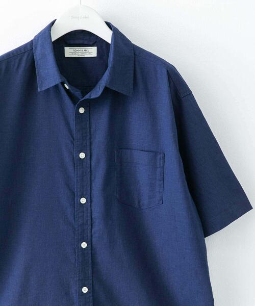 セール】『吸水速乾/接触冷感』リネン混ハーフスリーブシャツ（シャツ