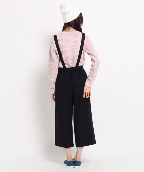 HusHusH（ハッシュアッシュ）の「サスペンダーつきクロップドパンツ（その他パンツ・レディース・ブルー/グレー/ホワイト・02/03）」の6枚目の写真