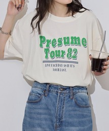 オーバーサイズシルエットロゴプリントTシャツ