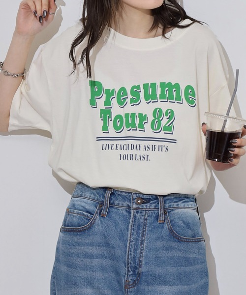 atONE（アットワン）の「オーバーサイズシルエットロゴプリントTシャツ（Tシャツ/カットソー・レディース・グリーン系その他5/ネイビー系4/グレー系5/ブラック系6/ホワイト系1/ブルー系その他4/ブラック系その他2/ベージュ系2/ブラック系3/ホワイト系6/ホワイト系4/イエロー系6/パープル系3/カーキ系2/ホワイト系3/ベージュ系その他5/ブラック系その他/ブルー系1・M/L）」の10枚目の写真