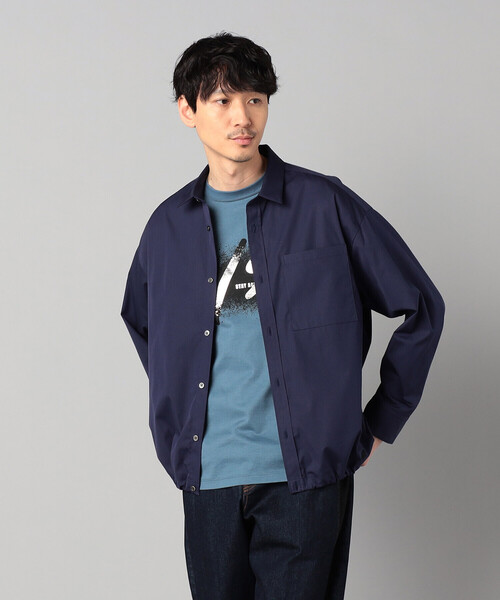 β MEN(ベータメン)の「スピンドル シャツ(シャツ/ブラウス・メンズ・サックスブルー/ネイビー/ホワイト・M/L)」の1枚目の写真