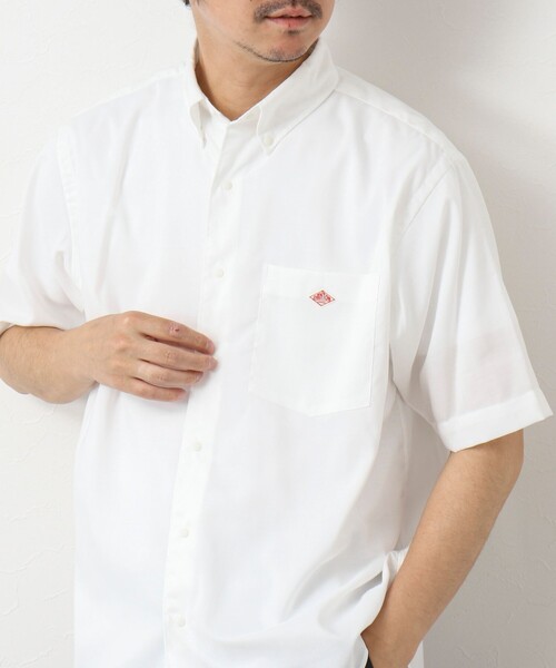 DANTON ホワイト シャツ Danton 「DANTON」 長袖シャツ 40 ホワイト メンズ : ZOZOTOWN