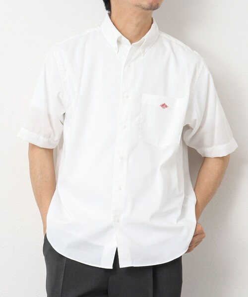DANTON(ダントン)の「【DANTON/ダントン】DOT BUTTON B.D. SHIRT SS 25SS(シャツ/ブラウス・メンズ・ブルー/ホワイト/ブラック系その他/ホワイト系その他・38/40/42/44)」の17枚目の写真