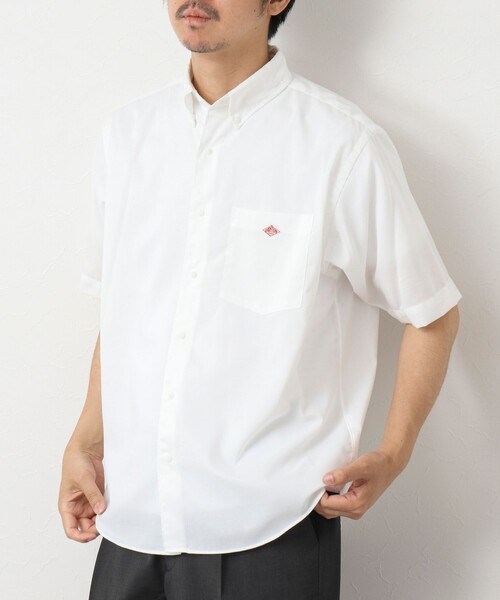 DANTON(ダントン)の「【DANTON/ダントン】DOT BUTTON B.D. SHIRT SS 25SS(シャツ/ブラウス・メンズ・ブルー/ホワイト/ブラック系その他/ホワイト系その他・38/40/42/44)」の18枚目の写真