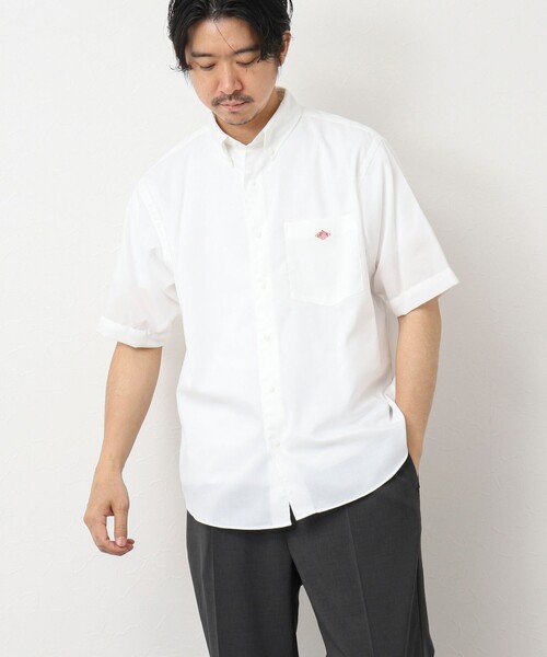 DANTON(ダントン)の「【DANTON/ダントン】DOT BUTTON B.D. SHIRT SS 25SS(シャツ/ブラウス・メンズ・ブルー/ホワイト/ブラック系その他/ホワイト系その他・38/40/42/44)」の20枚目の写真