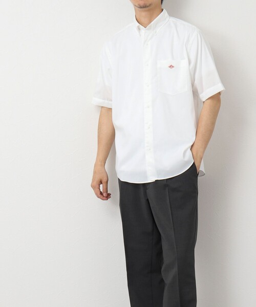 DANTON(ダントン)の「【DANTON/ダントン】DOT BUTTON B.D. SHIRT SS 25SS(シャツ/ブラウス・メンズ・ブルー/ホワイト/ブラック系その他/ホワイト系その他・38/40/42/44)」の22枚目の写真