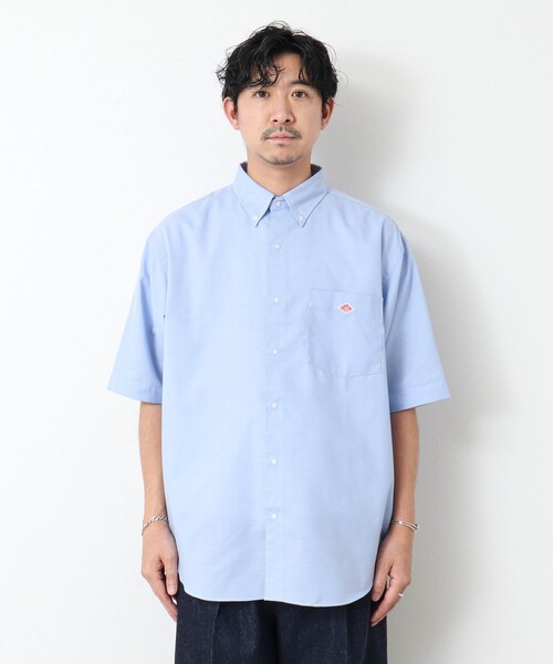 DANTON(ダントン)の「【DANTON/ダントン】DOT BUTTON B.D. SHIRT SS 25SS(シャツ/ブラウス・メンズ・ブルー/ホワイト/ブラック系その他/ホワイト系その他・38/40/42/44)」の9枚目の写真