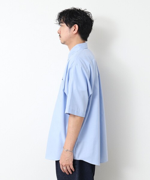 DANTON(ダントン)の「【DANTON/ダントン】DOT BUTTON B.D. SHIRT SS 25SS(シャツ/ブラウス・メンズ・ブルー/ホワイト/ブラック系その他/ホワイト系その他・38/40/42/44)」の10枚目の写真