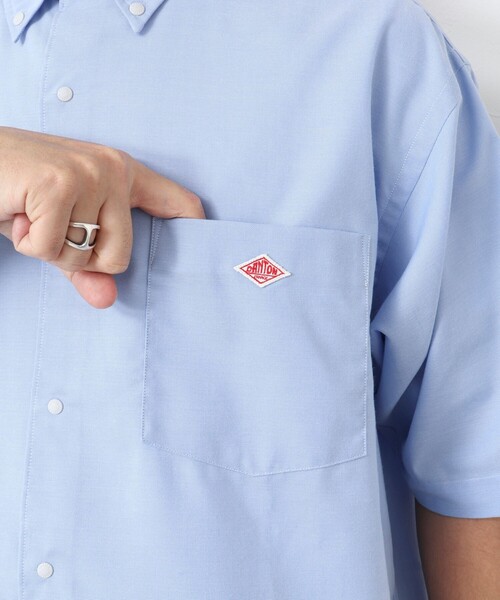 DANTON(ダントン)の「【DANTON/ダントン】DOT BUTTON B.D. SHIRT SS 25SS(シャツ/ブラウス・メンズ・ブルー/ホワイト/ブラック系その他/ホワイト系その他・38/40/42/44)」の14枚目の写真
