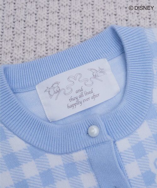 Disney（ディズニー）の「シンデレラ/ガス&ジャック/チェックカーディガン（カーディガン/ボレロ・レディース・ライトブルー・FREE）」の16枚目の写真