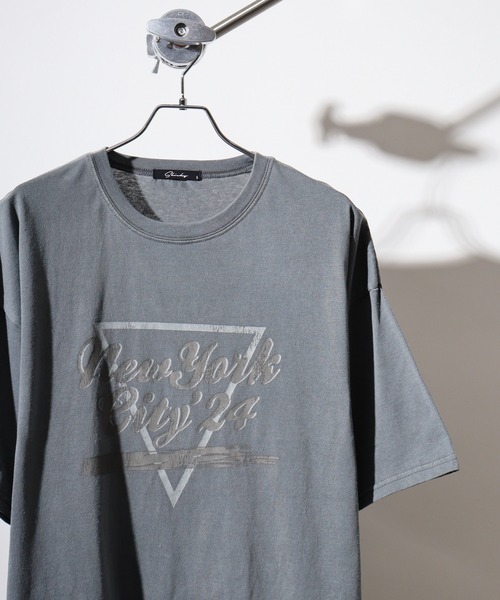 FUNALIVE（ファンアライブ）の「Pigment oversized short sleeve T-shirt / ピグメント オーバーサイズ 半袖Tシャツ unisex（Tシャツ/カットソー・メンズ・ヘザーチャコール/チャコール/グレー系1/グレー系6/グレー系8/グレー系2/グレー系3/グレー系5/チャコールグレー/チャコールアッシュ/グレー系7/グレー系4・XL/M/L）」の5枚目の写真