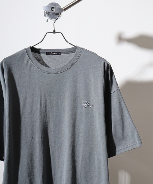 FUNALIVE（ファンアライブ）の「Pigment oversized short sleeve T-shirt / ピグメント オーバーサイズ 半袖Tシャツ unisex（Tシャツ/カットソー・メンズ・ヘザーチャコール/チャコール/グレー系1/グレー系6/グレー系8/グレー系2/グレー系3/グレー系5/チャコールグレー/チャコールアッシュ/グレー系7/グレー系4・XL/M/L）」の7枚目の写真