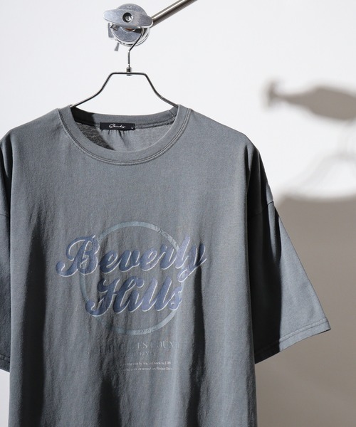FUNALIVE（ファンアライブ）の「Pigment oversized short sleeve T-shirt / ピグメント オーバーサイズ 半袖Tシャツ unisex（Tシャツ/カットソー・メンズ・ヘザーチャコール/チャコール/グレー系1/グレー系6/グレー系8/グレー系2/グレー系3/グレー系5/チャコールグレー/チャコールアッシュ/グレー系7/グレー系4・XL/M/L）」の4枚目の写真