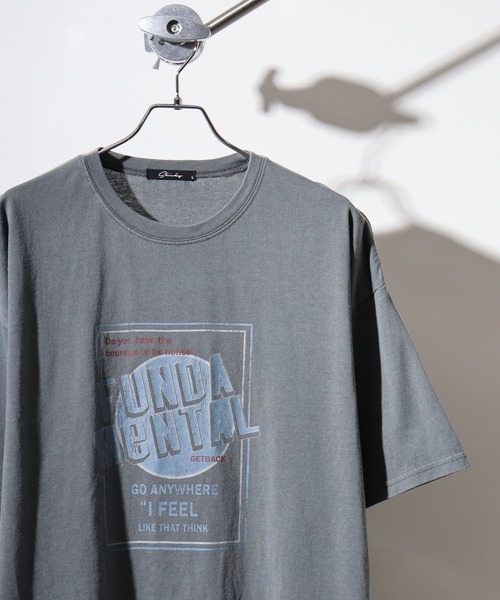 FUNALIVE（ファンアライブ）の「Pigment oversized short sleeve T-shirt / ピグメント オーバーサイズ 半袖Tシャツ unisex（Tシャツ/カットソー・メンズ・ヘザーチャコール/チャコール/グレー系1/グレー系6/グレー系8/グレー系2/グレー系3/グレー系5/チャコールグレー/チャコールアッシュ/グレー系7/グレー系4・XL/M/L）」の2枚目の写真