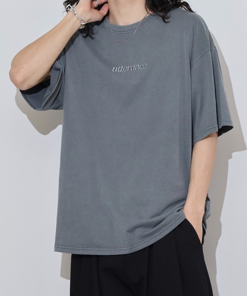FUNALIVE（ファンアライブ）の「Pigment oversized short sleeve T-shirt / ピグメント オーバーサイズ 半袖Tシャツ unisex（Tシャツ/カットソー・メンズ・ヘザーチャコール/チャコール/グレー系1/グレー系6/グレー系8/グレー系2/グレー系3/グレー系5/チャコールグレー/チャコールアッシュ/グレー系7/グレー系4・XL/M/L）」の19枚目の写真