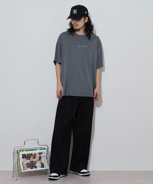 FUNALIVE（ファンアライブ）の「Pigment oversized short sleeve T-shirt / ピグメント オーバーサイズ 半袖Tシャツ unisex（Tシャツ/カットソー・メンズ・ヘザーチャコール/チャコール/グレー系1/グレー系6/グレー系8/グレー系2/グレー系3/グレー系5/チャコールグレー/チャコールアッシュ/グレー系7/グレー系4・XL/M/L）」の20枚目の写真