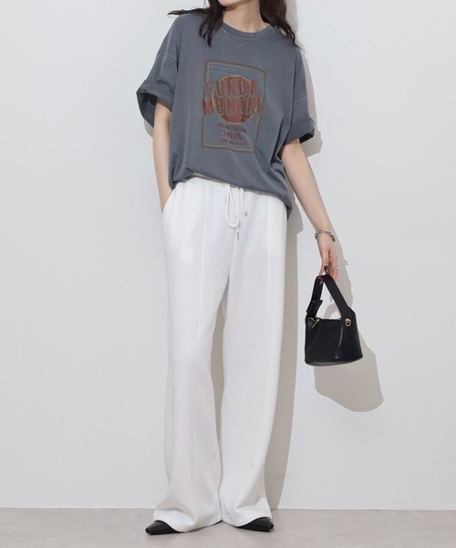 FUNALIVE（ファンアライブ）の「Pigment oversized short sleeve T-shirt / ピグメント オーバーサイズ 半袖Tシャツ unisex（Tシャツ/カットソー・メンズ・ヘザーチャコール/チャコール/グレー系1/グレー系6/グレー系8/グレー系2/グレー系3/グレー系5/チャコールグレー/チャコールアッシュ/グレー系7/グレー系4・XL/M/L）」の16枚目の写真