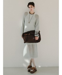 emmi | インナー付きメッシュニットワンピース(ワンピース)