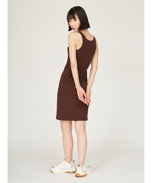 emmi（エミ）の「インナー付きメッシュニットワンピース（ワンピース・レディース・ライム/ブラウン/ライトブルー・FREE）」の17枚目の写真