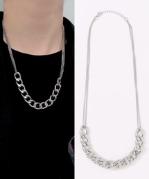 L LABEL（エルラベル）の「キヘイ×ケーブル切替チェーンネックレス（ネックレス）」