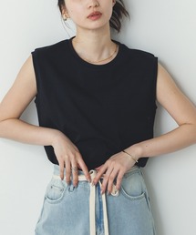 hunch | ベーシックノースリーブトップス(Tシャツ/カットソー)