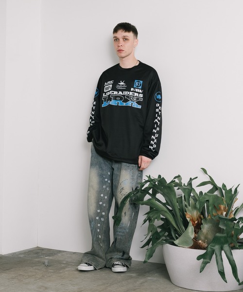 国内買付 Liberaiders リベレイダース LR RACING L/S TEE ロンT Liberaiders/リベレイダース LR RACING L/S TEE ロンT（Tシャツ