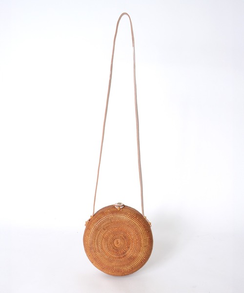 Three Four Time(スリーフォータイム)の「アタラウンドショルダー(かごバッグ・レディース・ナチュラル/ブラック・FREE)」の11枚目の写真