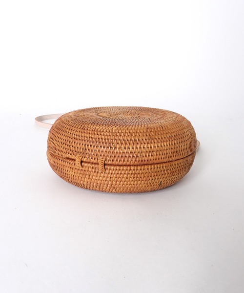 Three Four Time(スリーフォータイム)の「アタラウンドショルダー(かごバッグ・レディース・ナチュラル/ブラック・FREE)」の12枚目の写真