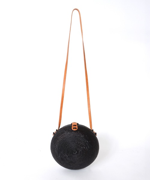 Three Four Time(スリーフォータイム)の「アタラウンドショルダー(かごバッグ・レディース・ナチュラル/ブラック・FREE)」の7枚目の写真