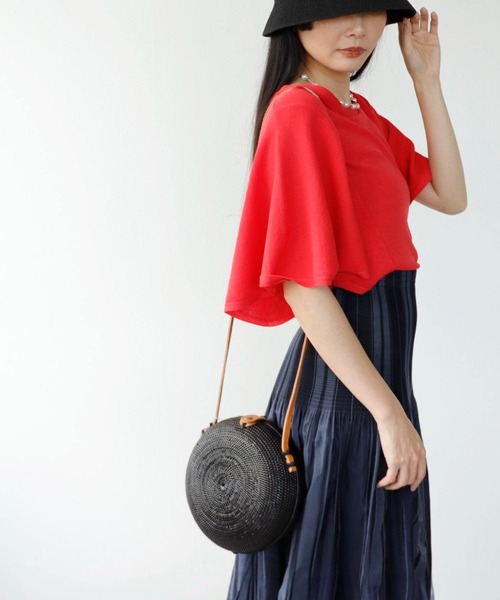 Three Four Time(スリーフォータイム)の「アタラウンドショルダー(かごバッグ・レディース・ナチュラル/ブラック・FREE)」の16枚目の写真