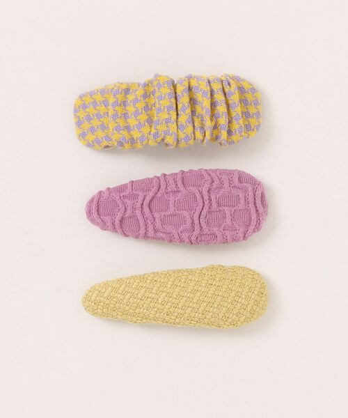 Bambin（ボンバン）の「【 Bambin / ボンバン 】 3個セット 柄アソート ヘアピン（ヘアピン・キッズ・ブルー系/イエロー系/グリーン系/オレンジ系/ブラウン系・FREE）」の7枚目の写真