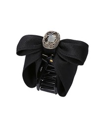 Mela Bianca（メラビアンカ）の「Mela Bianca/メラビアンカ 韓国 ビッグリボン クリスタル ヘアクリップ クロークリップ ヘアアクセサリー Bona Ribbon Claw Clip（バレッタ/ヘアクリップ）」