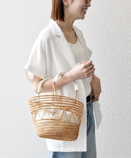 セール】SHIPS any:〈手洗い可能〉カラミ メッシュ ハーフスリーブ