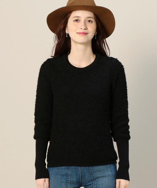 BEAUTY&YOUTH UNITED ARROWS（ビューティーアンドユースユナイテッドアローズ）の「BY 1by O’2nd コンビニットプルオーバー◆（ニット/セーター・レディース・ブラック・SMALL）」の6枚目の写真