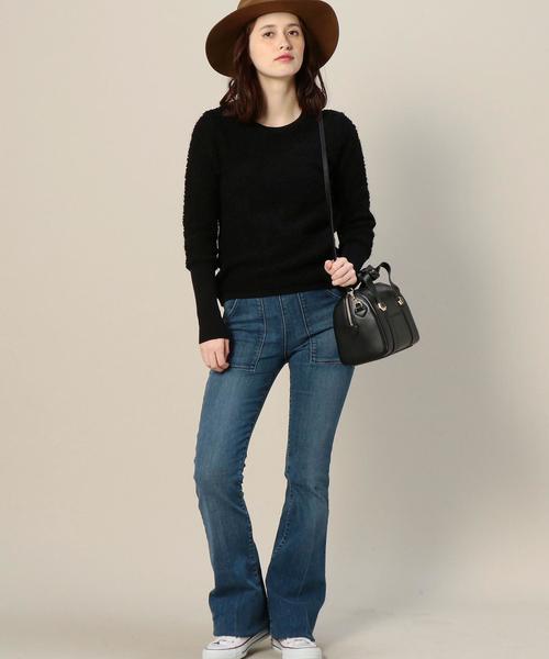 BEAUTY&YOUTH UNITED ARROWS（ビューティーアンドユースユナイテッドアローズ）の「BY 1by O’2nd コンビニットプルオーバー◆（ニット/セーター・レディース・ブラック・SMALL）」の8枚目の写真