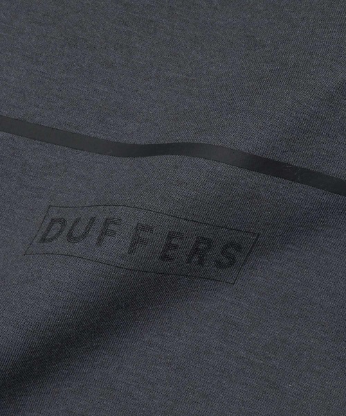 The DUFFER of ST.GEORGE（ザダファーオブセントジョージ）の「〔BLACK LABEL〕COOLMAX SMOOTH 3Q TOPS：セットアップ クールマックス スムース 7分袖トップス（Tシャツ/カットソー・メンズ・ブルーグレー/ブラック・SMALL/MEDIUM/LARGE/X-LARGE）」の15枚目の写真