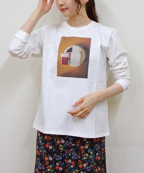 【MEYAME】メヤメ フォトロングスリーブTee　ロンT　Tシャツ セール】MEYAME/メヤメ フォトロングスリーブTEE PHOTO LONG