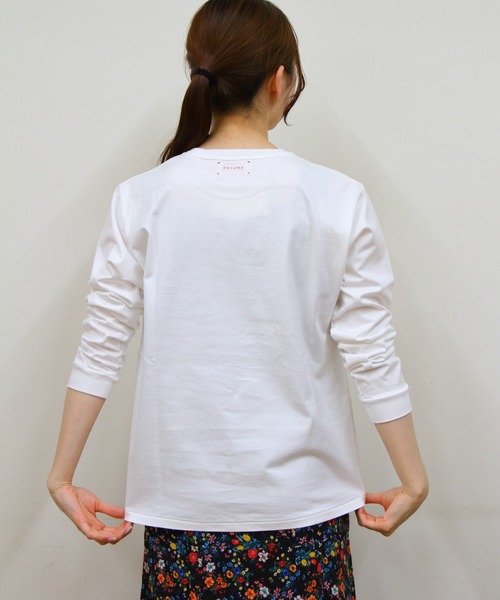 tシャツ MEYAME/メヤメ　フォトロングスリーブTEE　PHOTO LONG SLEEVE TEE レディース セール】MEYAME/メヤメ フォトロングスリーブTEE PHOTO LONG