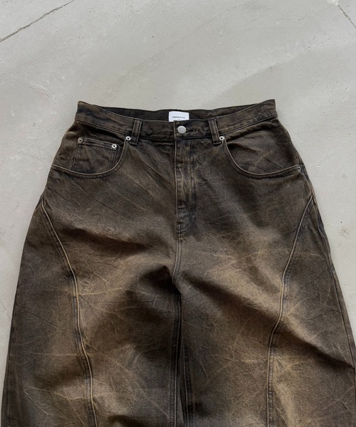 ANDER HUNK（アンダーハンク）の「Crack Design Curve Denim